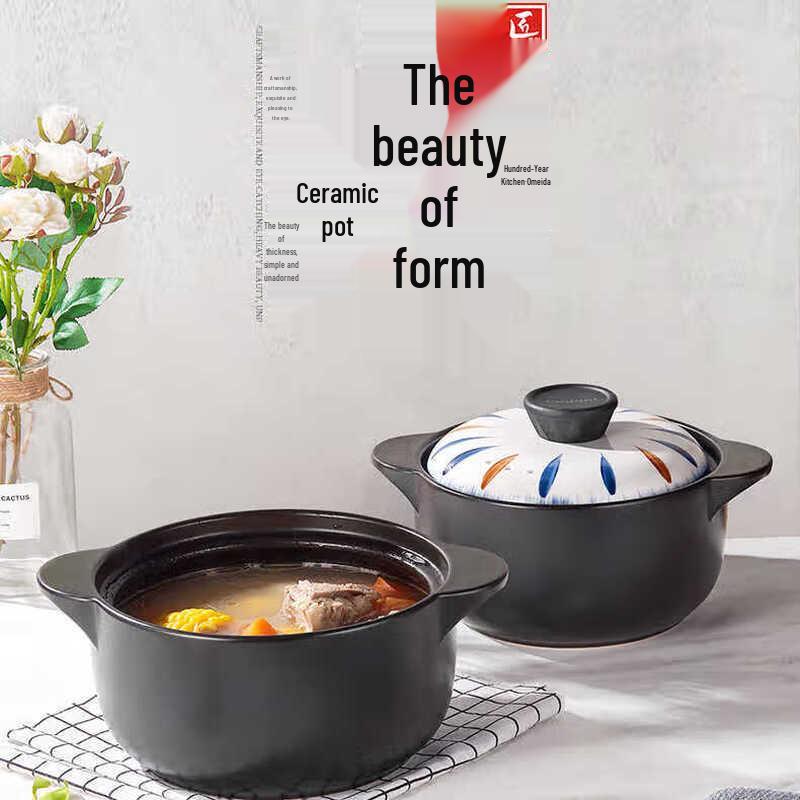 Mino-ware Lithium Ceramic Stew Pot