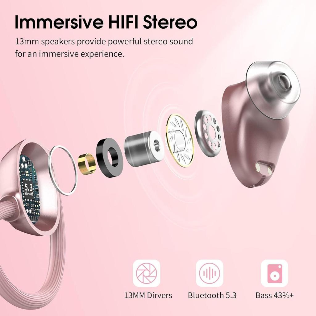 Q61 Ear-Hanging Bluetooth 5.2 Earphones - Wireless Dual-Ear with High Sound Quality