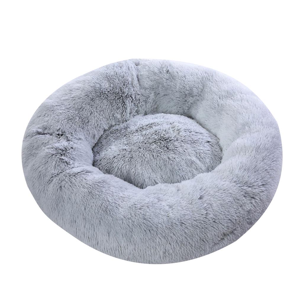 Cat Cushions Bed Multiple Size and Color Winter Soft Round Sofa Bed Cat Bed for Indoor Cat Furry Sofa