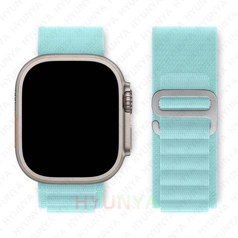 Alpine Λουράκι για Apple Watch Band Σειρά 10 9 8 7 SE Ultra 2 41mm 42mm 45mm 46mm 49mm 40mm 44mm IWatch Correa Λουράκι Ρολόι Βραχιόλι