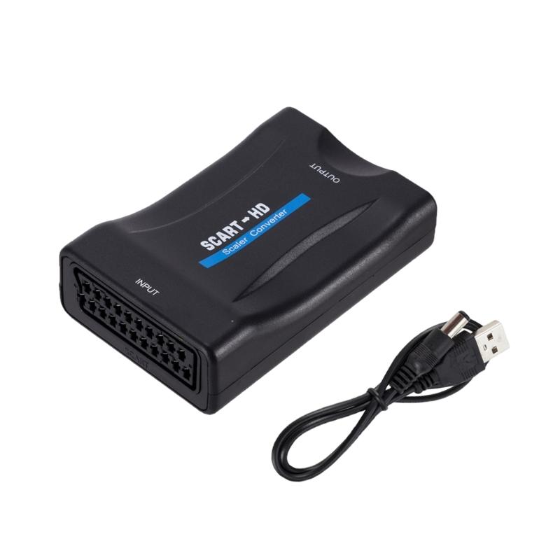 

High Definition SCART to Multimedia Interfaces Converter 1080p Output for DVDs Players and Consoles Include USB Cable 1