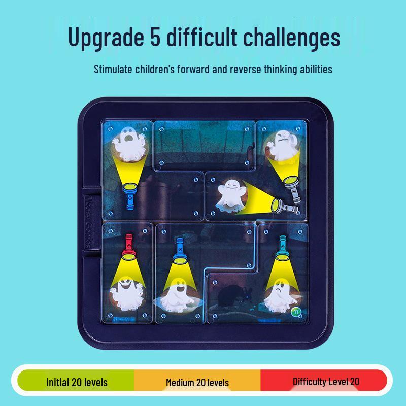 Ghost Catcher Mainland Edition: Children's Flashlight Monster Toy & Puzzle Game for Ages 3-6