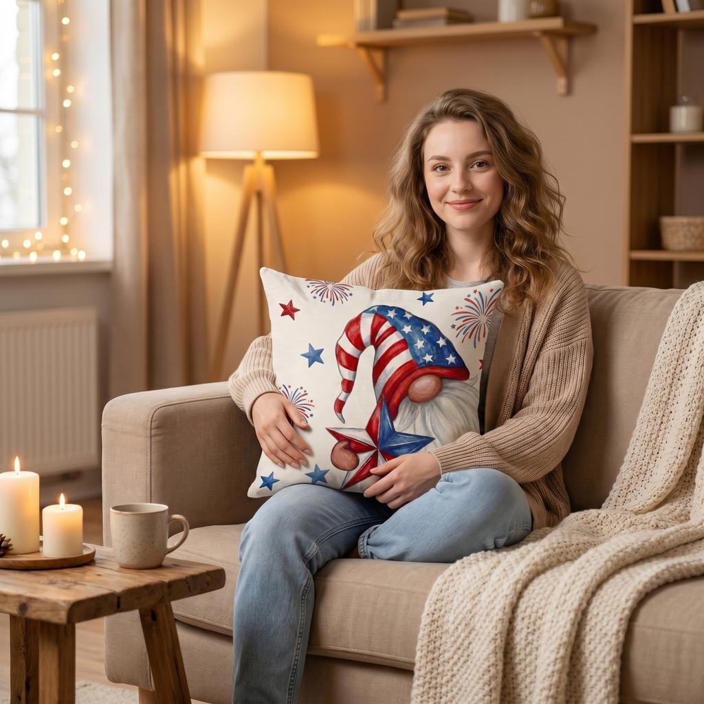 0th Anniversary Anniversary Throw Cushion Set For Independence Day Celebration Decorative Sofa Throw Cushion Set
