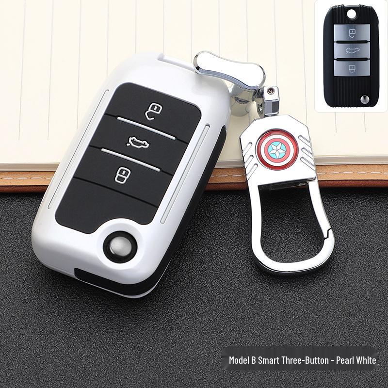 Fashionable MG Key Cover: Stylish Remote Control Shell with Buckle for Personalized Car Key Decoration