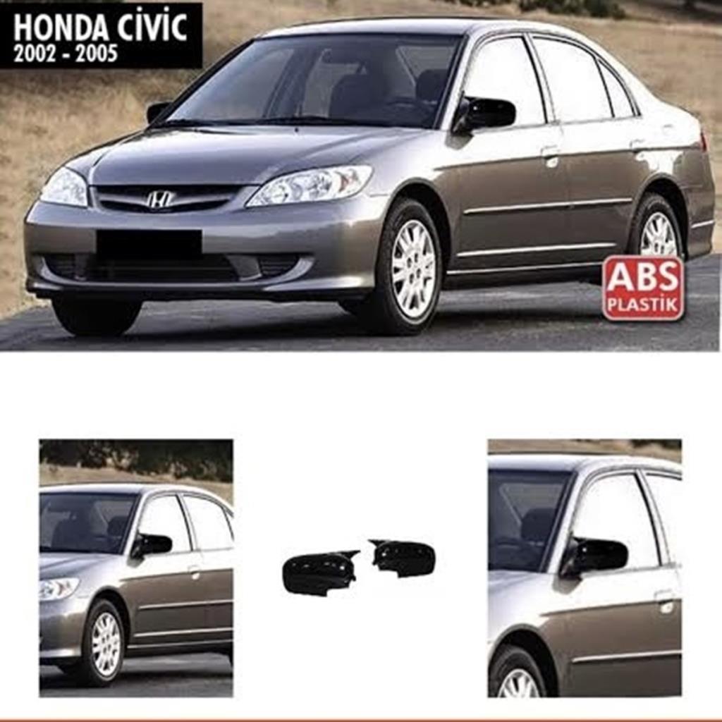 

Honda Civic Vtec Bat Mirror Cover 2002 - 2005 ABS пластик Бетмен піаніно чорний
