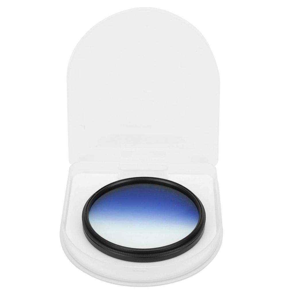 67mm Gradient Color Filter for and Fuji Camera SLR Lens Gradient Gradient Color Lens Filter Canon, Nikon, Olympus, Lenses, Filter, (Blue)