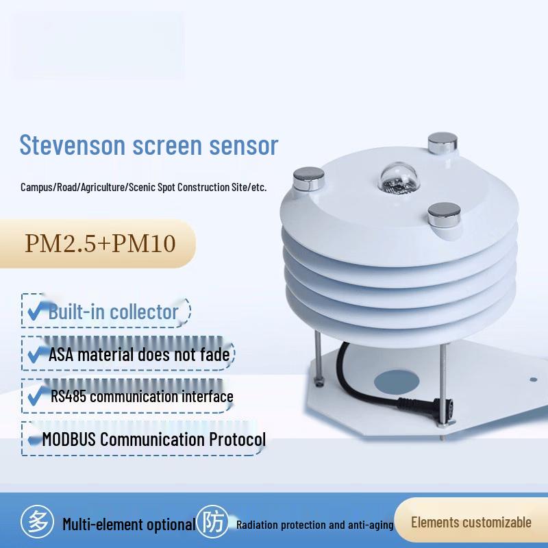 Aokewen Multi-Sensor Micro Weather Station with Louver Box