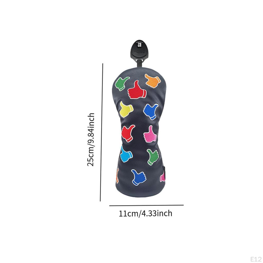 Pokrowiec na główkę kija golfowego do drewna, Pokrowiec ochronny, Lekki, Odporny na zarysowania,