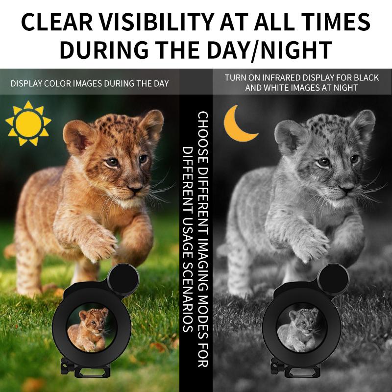 Nv075 Outdoor High-Definition 1080P Day And Night Recording Dual-Purpose 940/850nm Infrared Laser Night Vision With A 25/35/50mm Lens For Aiming