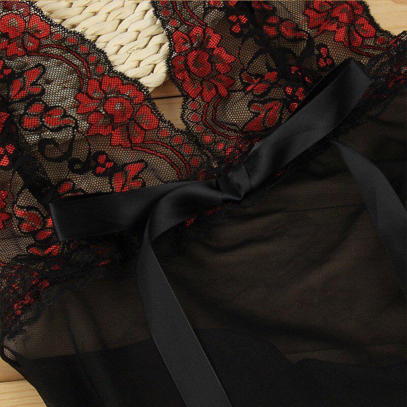 Women Lingerie Sexy Nightwear Underwear Sleepwear Lace Babydoll Dress G-String Vestidos