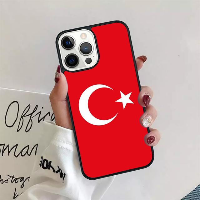 Republic of Turkey Realistic Flag Cover For iPhone 17 Air 15 16 14 13 12 Pro Max 11 Pro Max Plus Phone Case Coque