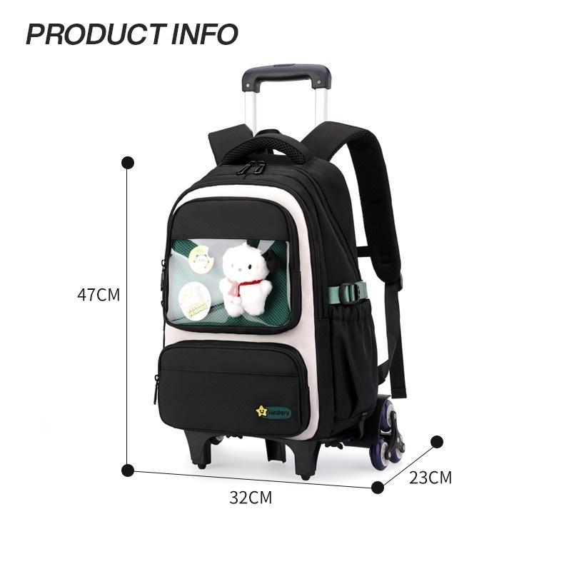 Rucsac școlar cu role cu șase roți, Troler, Rucsac pentru student ZRY5209