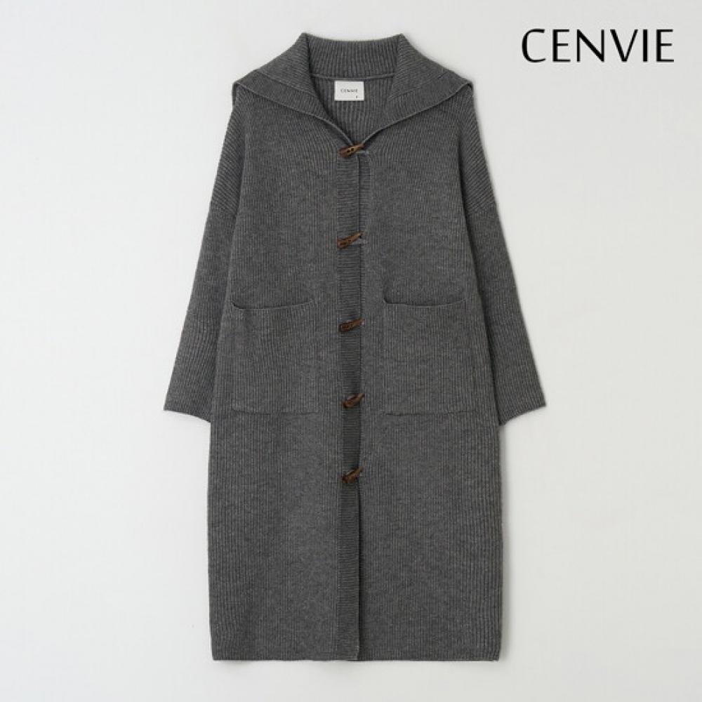 Senbi Wool Knit Duffle Coat
