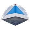 VidaXL Tente de plage bleu azuré libération rapide imperméable, tente, tente de jardin, abri extérieur, tente de camping, 4004152