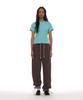 PARTIMENTO WOMEN Dbr Print Relaxed Tee_Emerald
