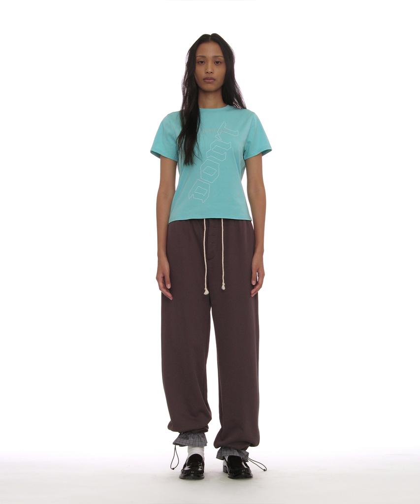 PARTIMENTO WOMEN Dbr Print Relaxed Tee_Emerald