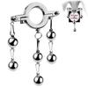 Gay Adult Supplies Metal Toys Horseshoe Ring Penis Ring Weight Bearing Ball Exercise SM Hanging Ball Penis Ring Gravitational Ball