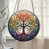 Decoration Decoration Double-Sided Stained Glass Hanging Home Acrylic Beautiful Eye Large