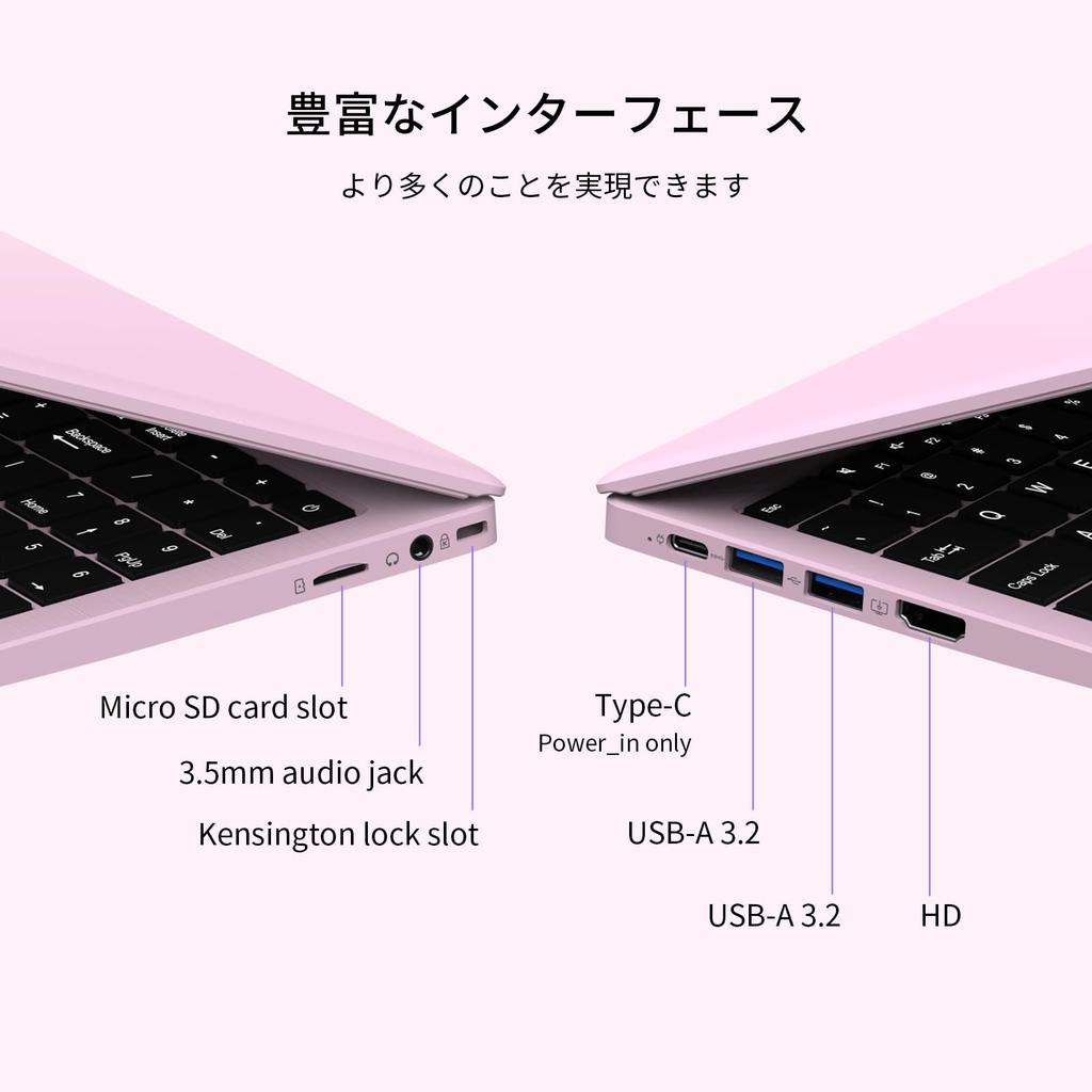 N5095 Laptop with Office Smooth Up To 4C4T Windows Fast Heat Quiet Desktop FHD WiFi BT Numeric BiTECOOL Slim Fingerprint Japanese Keyboard 15.6-inch