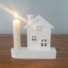 Castle House Candle Holder Silicone Molds Gypsum Molds Candlesticks Resins Molds