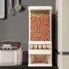 Built-in Measuring Cup Separated Grains Dispenser Moisture-Proof Grain Storage Box  Pantry