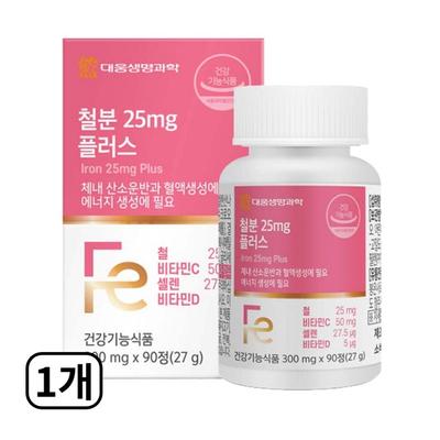 Iron Plus Non-heme Iron, Vitamin C, D, 90 Tablets, 1 Piece