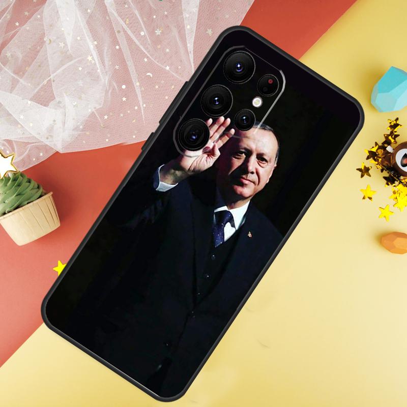 President Turkey Recep Tayyip Phone Case For Samsung Galaxy S26 S25 S24 S21 S20 S22 S23 Ultra S10 Plus S25 FE Cover Coque