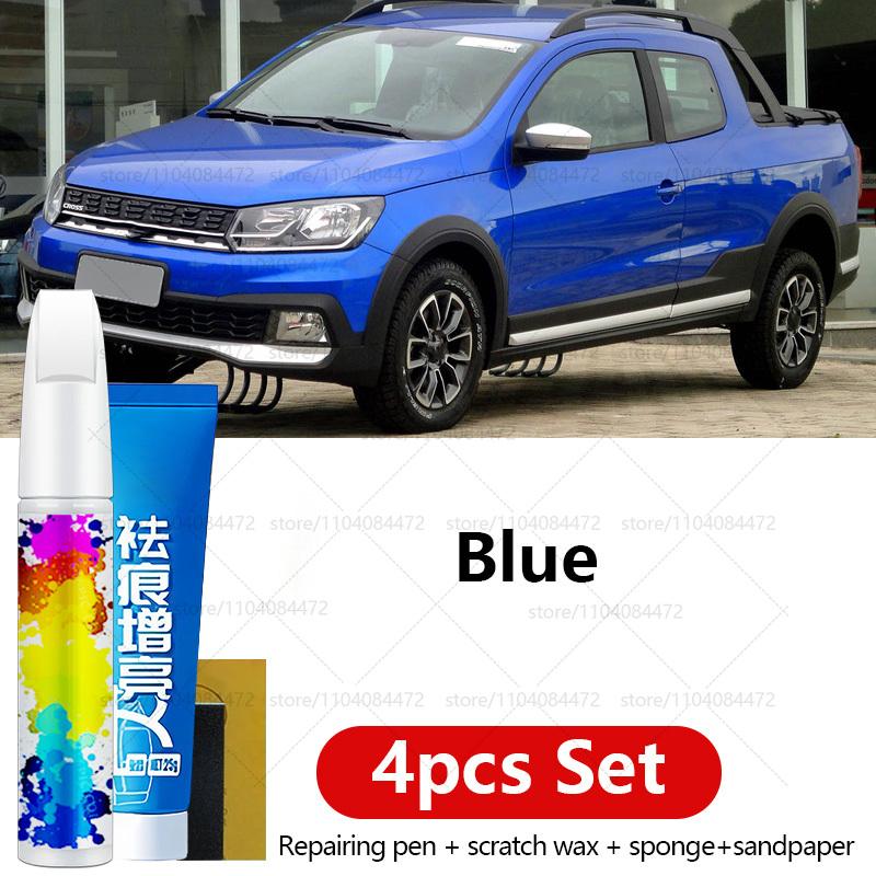 

Car Paint Repair Pen For 1982-2025 Volkswagen Saveiro Paint Scratch Repair Accessories 4PCS Blue LA5W Gray LA7C Black White Red