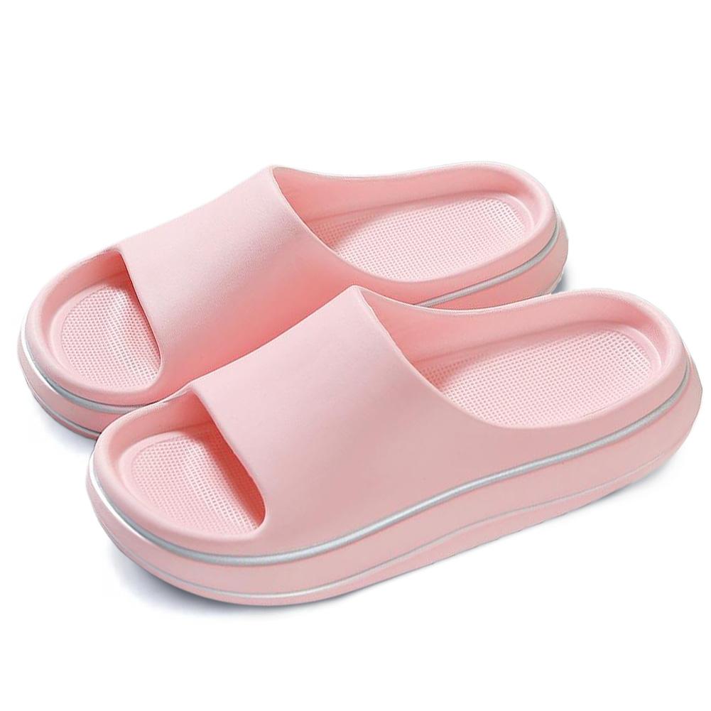 Women Men Pillow Slippers EVA Thick Sole Cloud Slides Non-slip Cloud Slippers Shower Slippers for Indoor and Outdoor