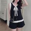 ZANZEA Women Sleeveless Vest Tops and Shorts Casual Polka Dot Print Two Piece Sets