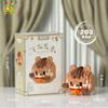 HUIQIBAO Mini Cute Animal Micro Building Blocks 3D Diamond BEE Cat Panda Model Bricks DIY City Construction Toys for Children