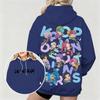 KPop Demon Hunters Cute Animated Characters Print Casual Fashion Daily Hoodie Women's Oversized Comfortable Hoodie