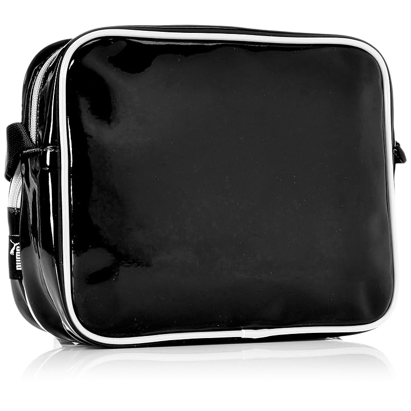 [PUMA] PUMA Horizontal Enamel Mini Shoulder Bag J20072 ECLA Enamel Mini Shoulder Bag Horizontal Black/White [Used]