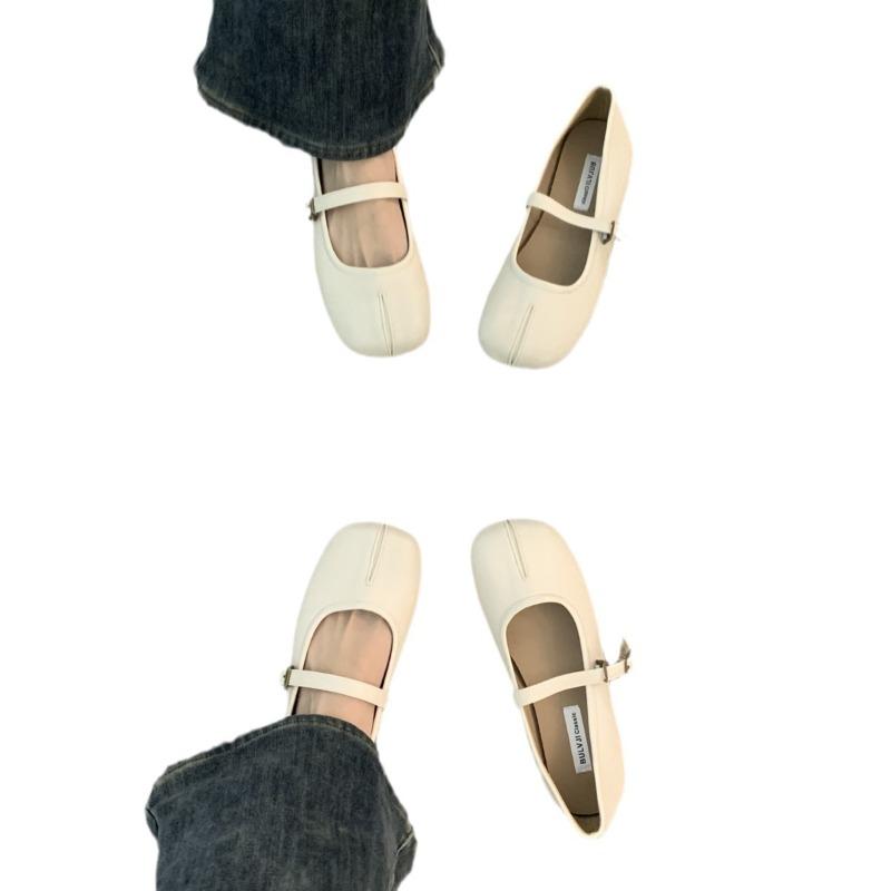 Fashion Hot Selling 2025 Women's Flat Folded Bean Mules Slip-On Shoes Korean Style Rubber Bottom Plastic Upper Outerwear Casual Slipper