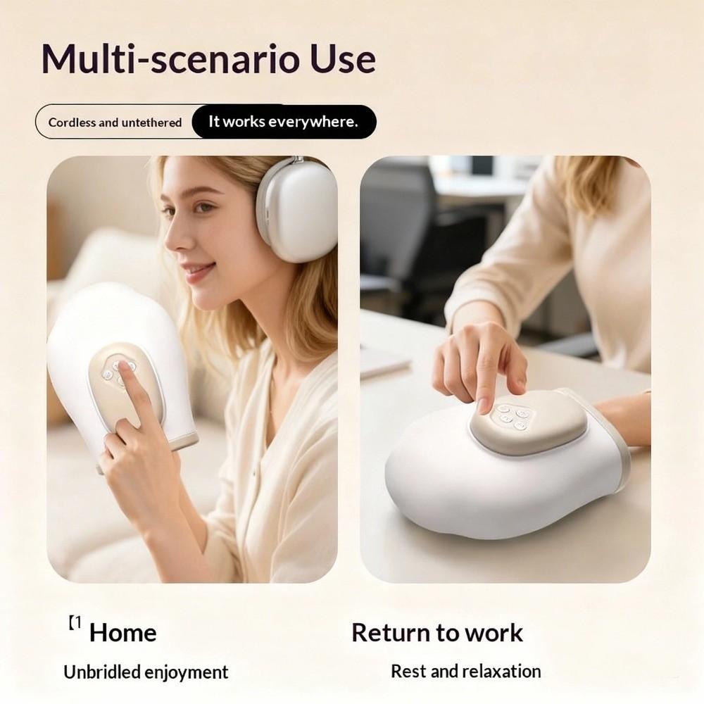 Constant Temperature Electric Hand Massager Airbag Compression Massager  Warm Muscle Relax