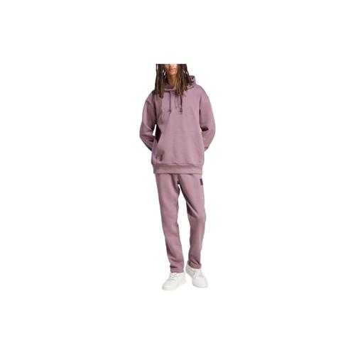adidas Pullover Casual Hoodie American Retro Sweatshirt for Men, Purple Pink