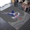 Crystal Palace FC Teppich für Wohnzimmer Schlafzimmer Zuhause Sofadekoration, Kinderspiel rutschfeste Bodenmatte