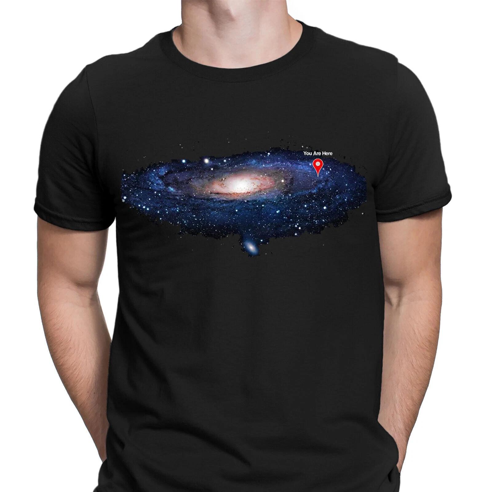 

You Are Here Space Map Novelty Mens T-Shirts Tee Top #NED S