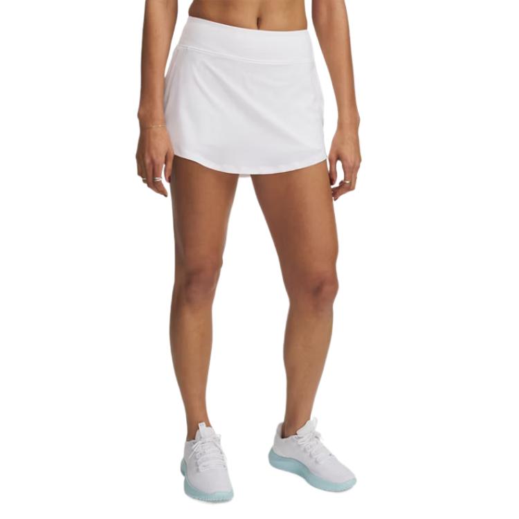 

Under Armour Vanish Storm Fashionable Comfortable Versatile Solid Color Skirt Pants Casual Skirt Women skirts White 1389877-100 XS
