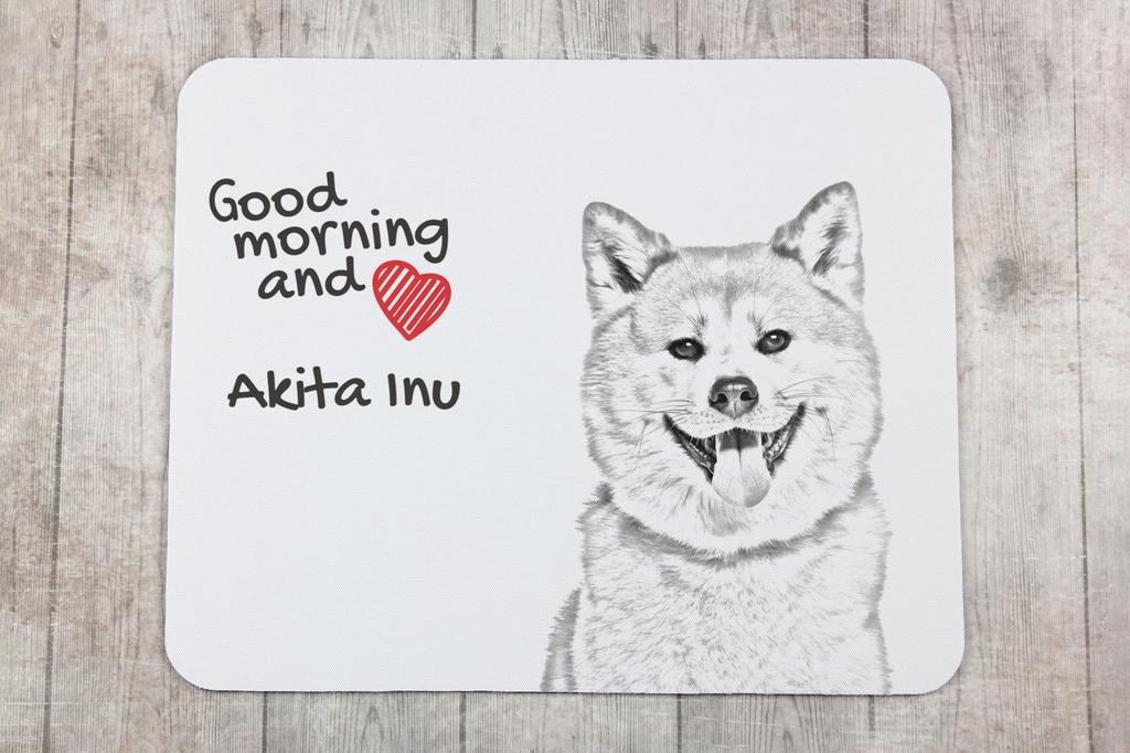 Akita, Akita Inu - Mouse Pad with Print, Personalized Dog-themed Mouse Pad, Unique Gadget for an Office Worker by Art-Dog Brand