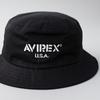 Military Bucket Hat Unisex Hat Bucket Hat ARMY Army Men Women Bucket Casual Hat [AVIREX] US.BASE <USBASE Black>