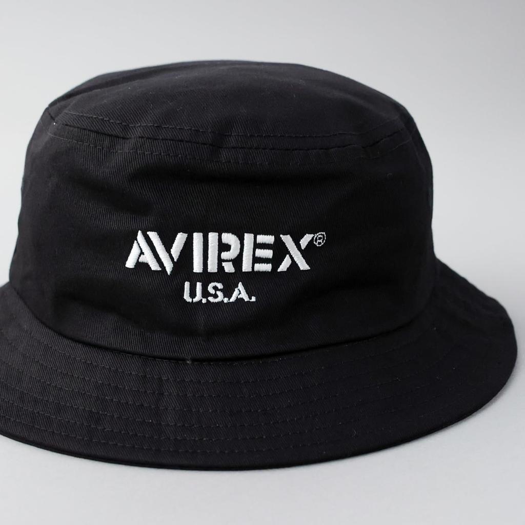 Military Bucket Hat Unisex Hat Bucket Hat ARMY Army Men Women Bucket Casual Hat [AVIREX] US.BASE <USBASE Black>
