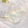 5PCS Women's Briefs Cotton Panty Cute Medium Waist Underwear  Underpant Cute Teenage Girls Triangle Pant