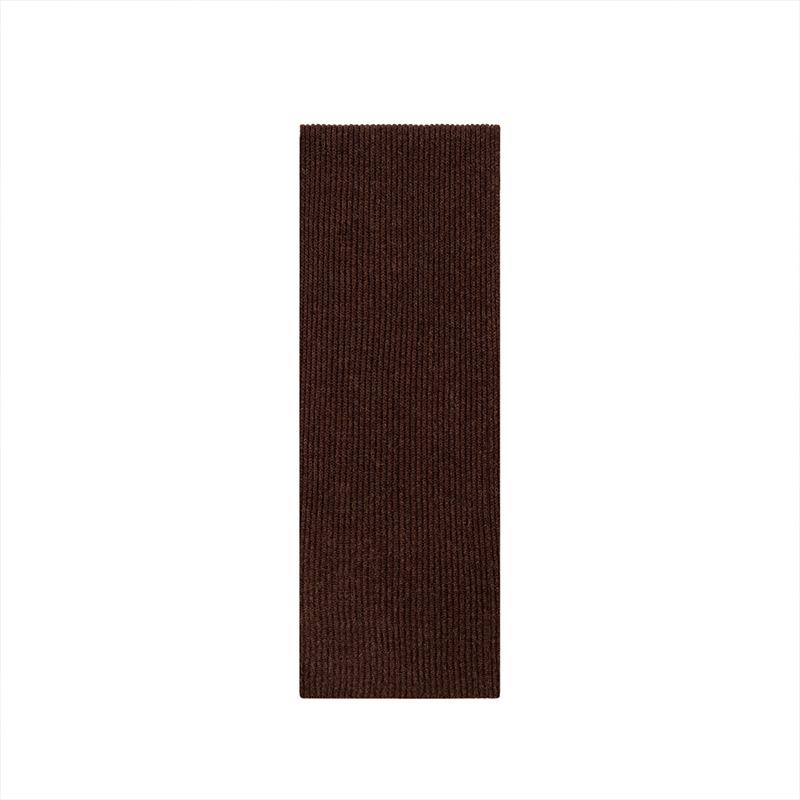 Women's High-End Korean-Style Wool-Cashmere Scarf: 7% Cashmere, 93% Knitted Wool, Perfect for Autumn and Winter.