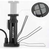 Aufpumpe - Pumpe - Zubehör Rockbros - Rockbros-42610002001 - 42610002001 Fahrradpumpe mit Manometer Schwarz