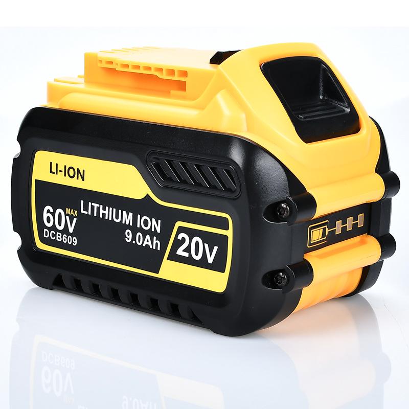 Compatible with DeWalt 20V/60V DCB609, DCB606, DCB612, DCB200, and DCB206 Lithium Batteries