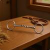 Jointed Equestrian Bridle Piece Training Bit Polished Tool 125