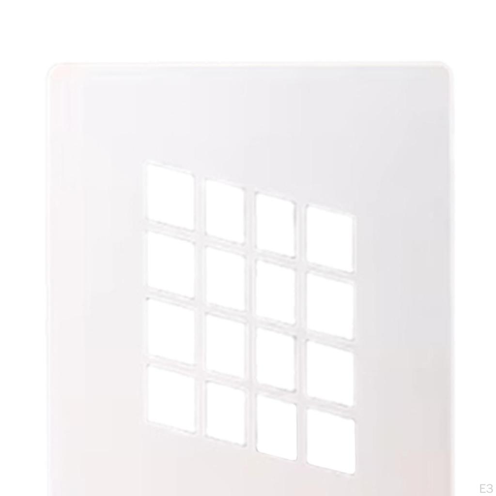 3Pcs Light and Shadow Boards Sturdy Multifunctional Easy To Use Accessories PVC for Food Make Up