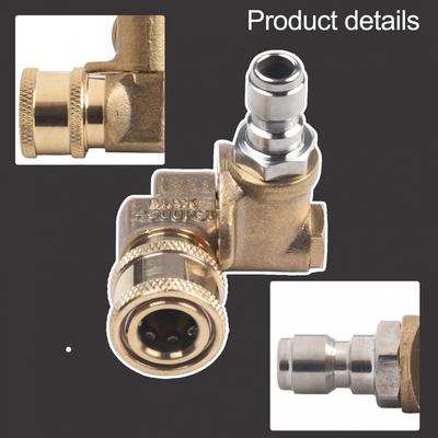 Secure And Reliable Swivel Brass Coupler Angles Construction