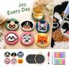 Punch Needle Kit for Adults - DIY Embroidery Set with Yarn and Cloth, Heat Insulation Kit, Stress Relieving Gift